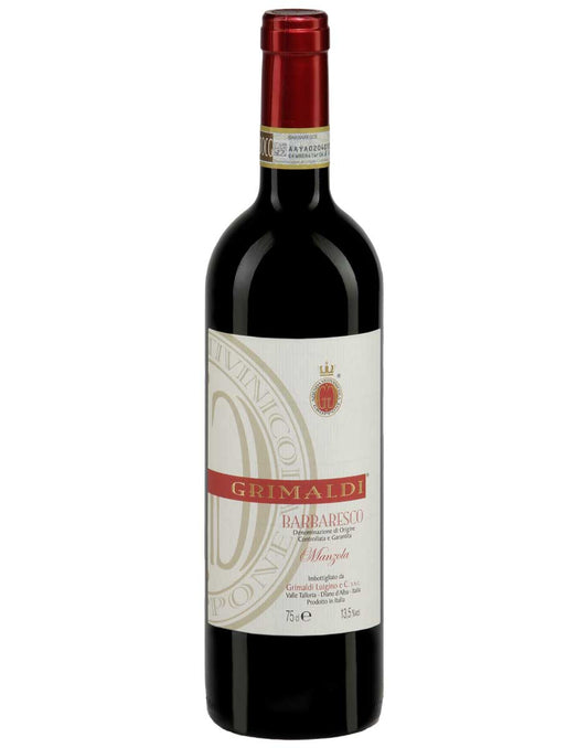 Vino rosso, Grimaldi, Barbaresco Manzolia